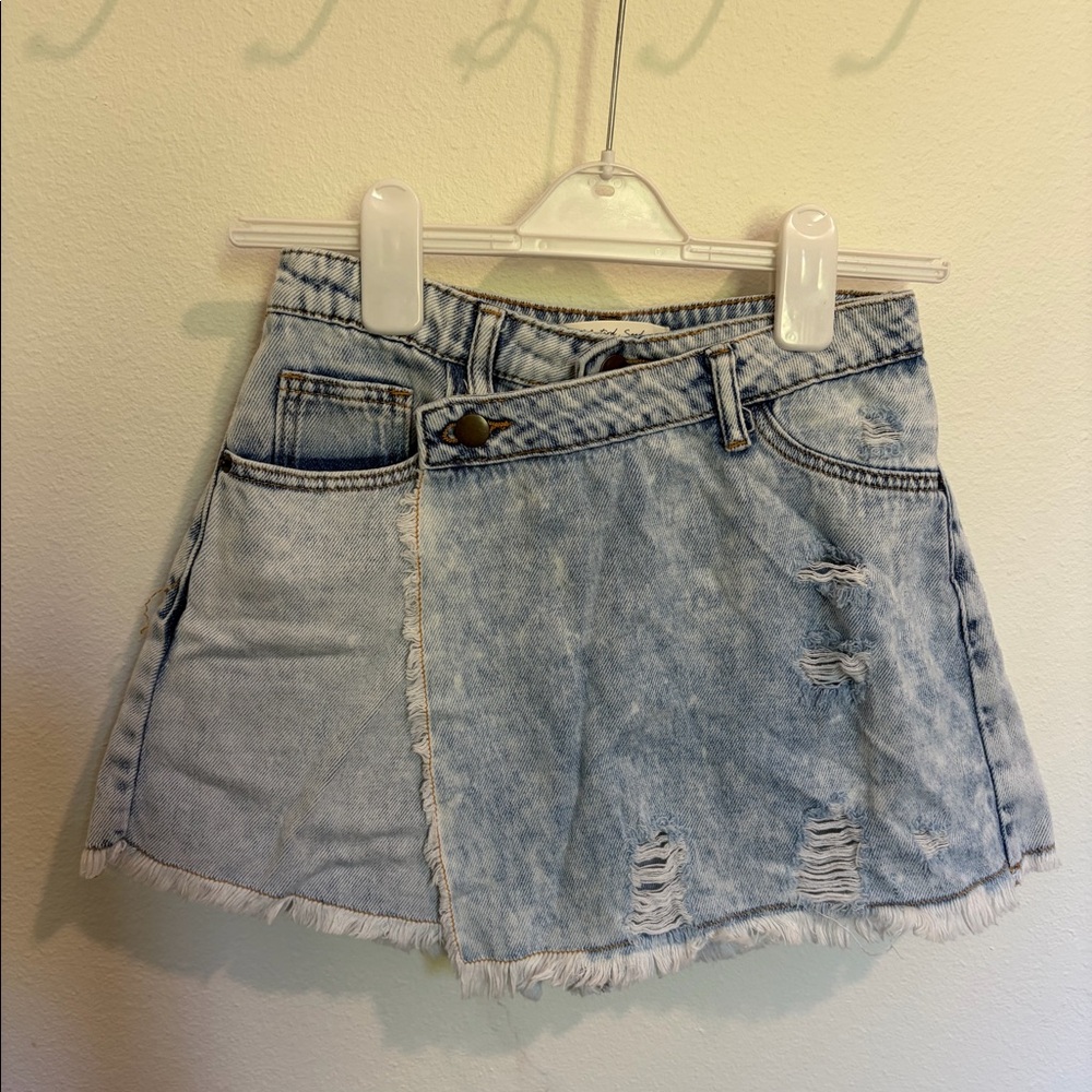 Denim Skort